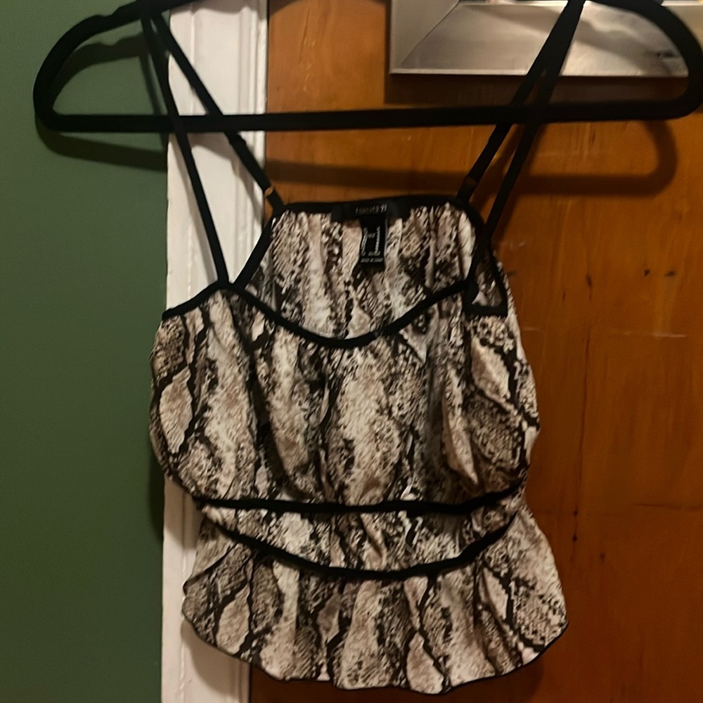A snake skin tank top
